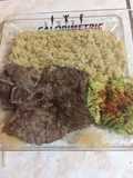1. Carne al jengibre con quinoa