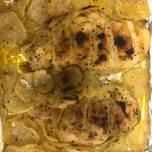 Chicken breast cooked in oven