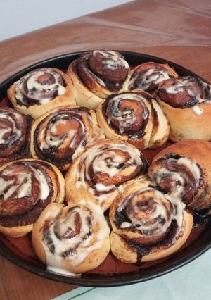 Una foto de Rolls de canela