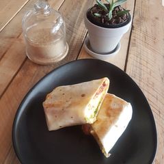 A picture of Delicious Breakfast Wrap.