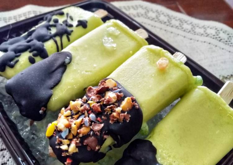 Cara Gampang Menyiapkan Es Krim Alpukat, Lezat Sekali