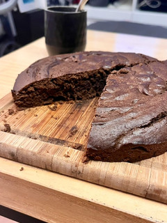 Una foto de Torta matera de algarroba