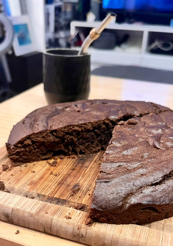 Una foto de Torta matera de algarroba