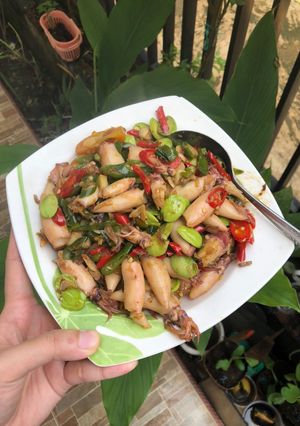 Foto resep Tumis cumi asin