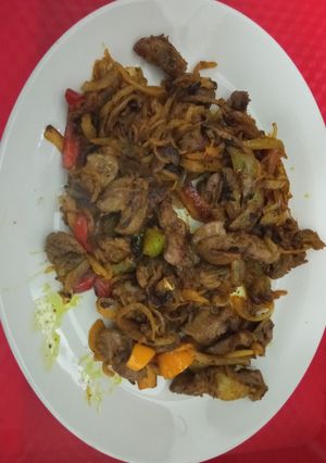 Foto principal de Mollejas (Pedres) salteados con curry