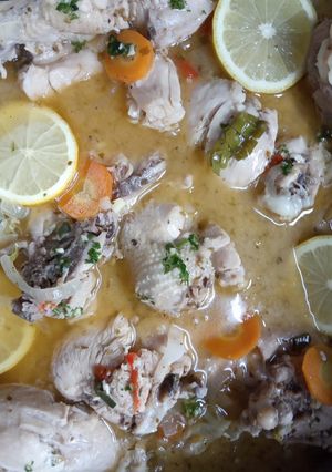 Una foto de Escabeche de pollo