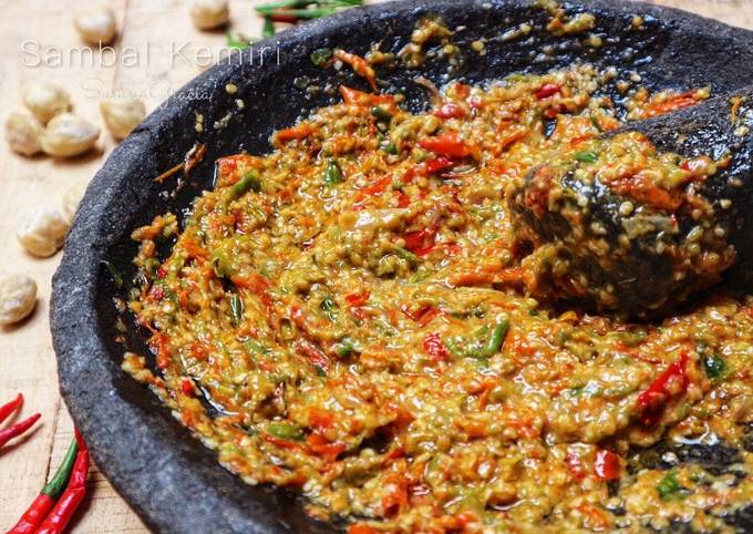 Resep Sambal Kemiri Recook Tya Kitchen Oleh Susana Gracia Cathrine