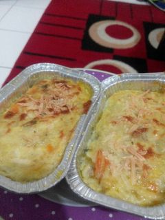 Foto resep Macaroni Schotel dari sup ayam makaroni 😄