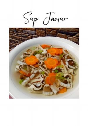 Foto resep Sup Jamur