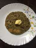 Paalak paneer paratha