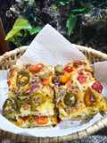 Focaccia au piment oiseau
