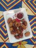 Arrowroot potato bites
