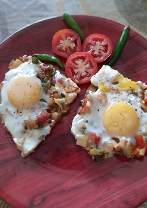 A picture of Afgani Omlette.