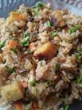Arroz con vegetales🍱🍚🥗