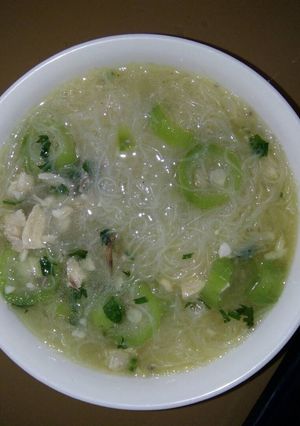 Foto resep Sup Oyong bihun