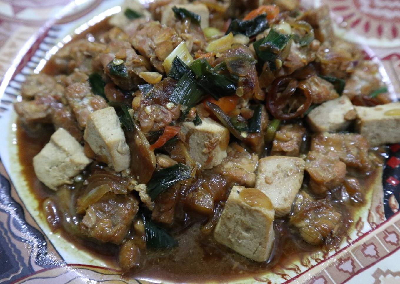 Tempe Tahu Bumbu Kecap super enak dan super praktis
