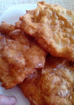 Joghurtos lángos Katától recept fotója