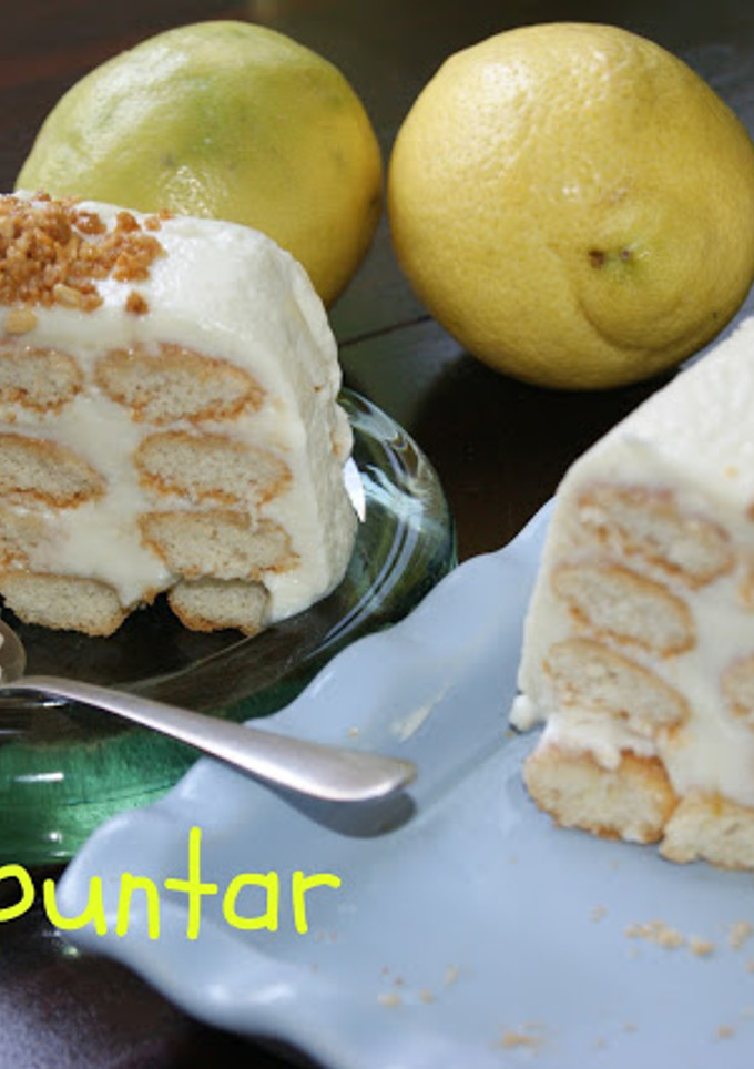 Una foto de Tarta fresca de limón 🍋🍋🍋
