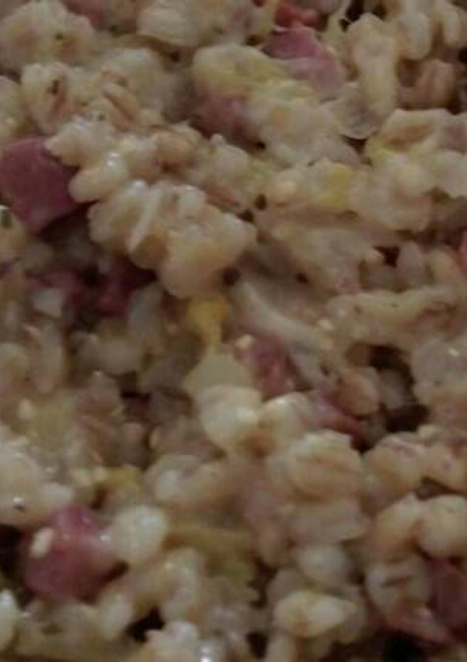 Una foto de Risotto de cebada