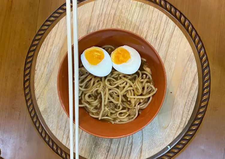 Mudah Cepat Memasak Ramen Kari Jepang + Telor Ala Restoran