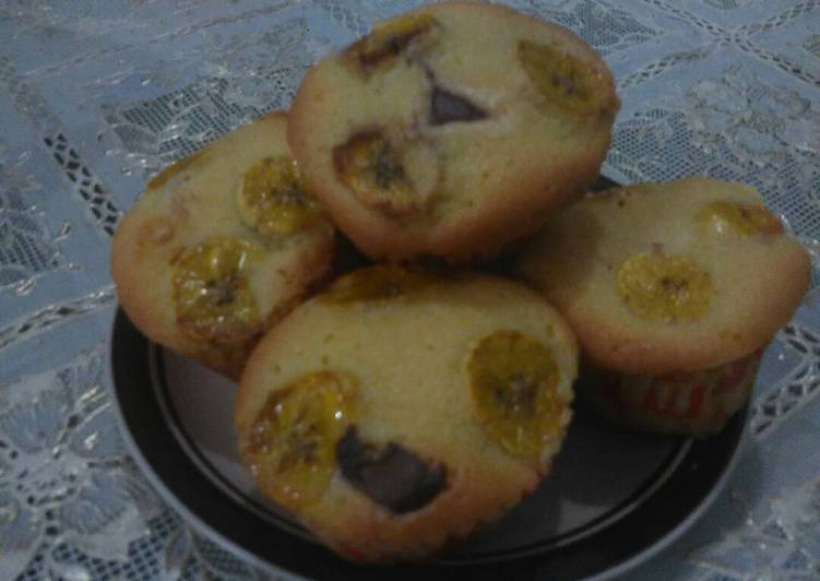 Muffin Pisang Coklat Mini