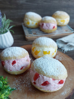 Foto resep Donat Krim Buah