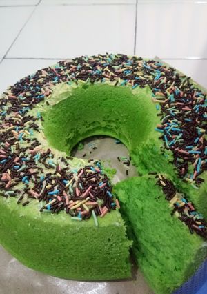 Foto resep Bolu kukus pandan