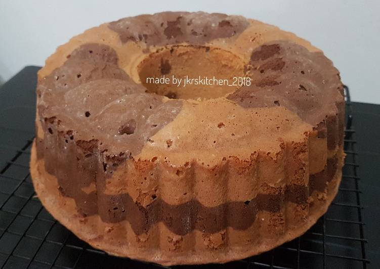 Marmer Cake (Sponge)