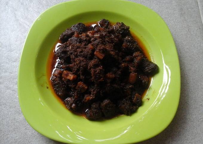 Rendang Daging Ubi Singkong