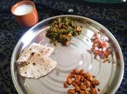A picture of green beans cumin seeds ki sabzi
