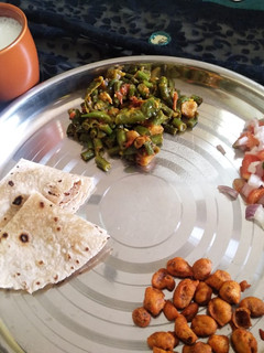A picture of French beans sabji.