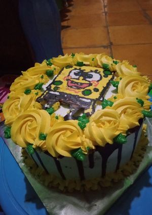 Foto resep Cake ultah simple