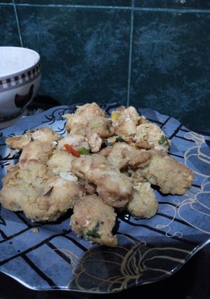Foto resep Chicken salted egg praktis