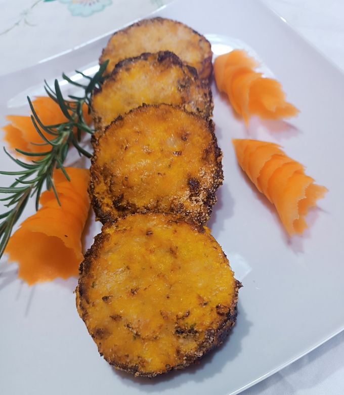 Foto di Hamburger di zucca e pollo