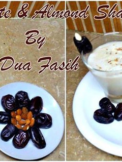A picture of Date & Almond Shake <3.