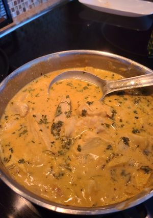 A picture of Butter Chicken in 10min.