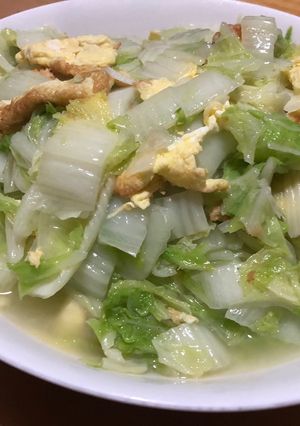 炒大白菜 的食譜成品照片