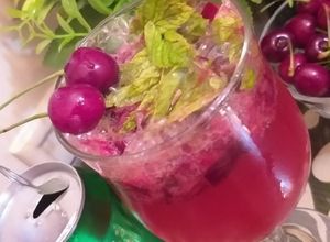 صورة لوصفة موهيتو الكرز 🍒
