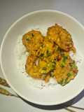 Golden Salted Egg Shrimp Bowl