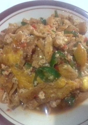 Foto resep Tumis Tahu Telur Dadar