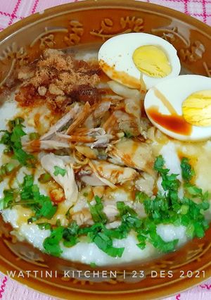 Foto resep Bubur Ayam Lembut Sangat Mudah Membuatnya Plus Kuah Kaldu