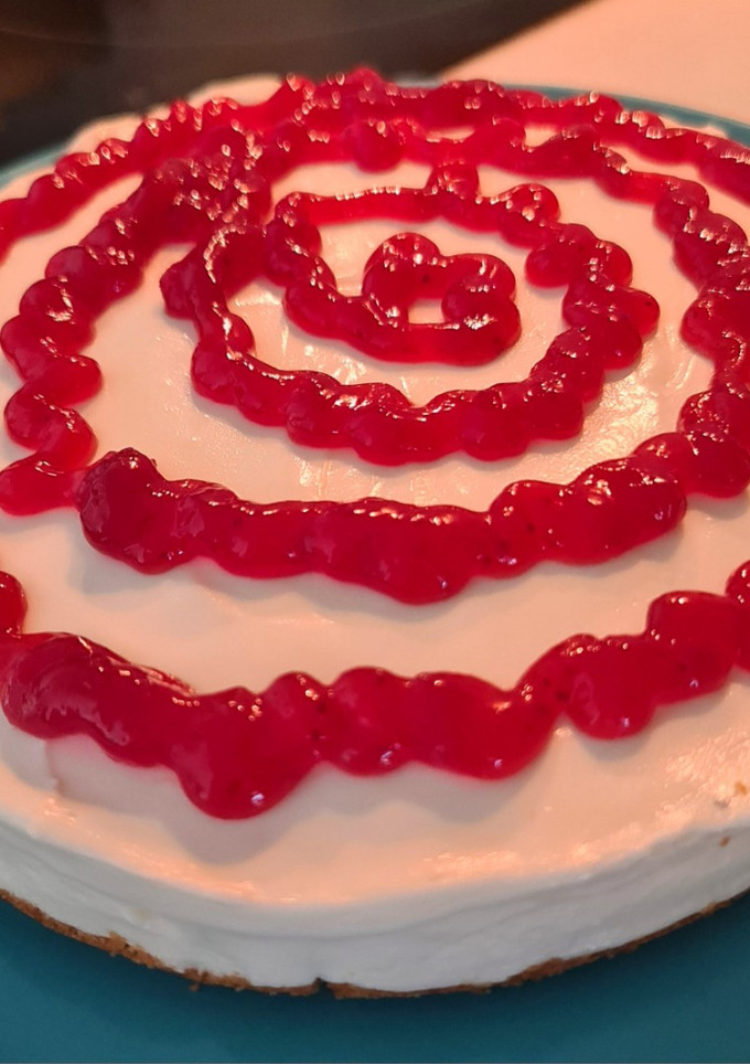 Una foto de El cheesecake más bueno y fácil de hacer
