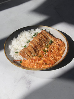 Foto resep Pork katsu saus tomat telur