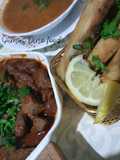 Bourek with Potatoes and Ground Beef