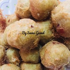 A picture of Yam Balls.