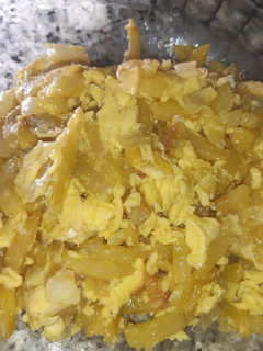 Una foto de Revuelto de patatas fritas
