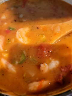 A picture of Shrimp stew.