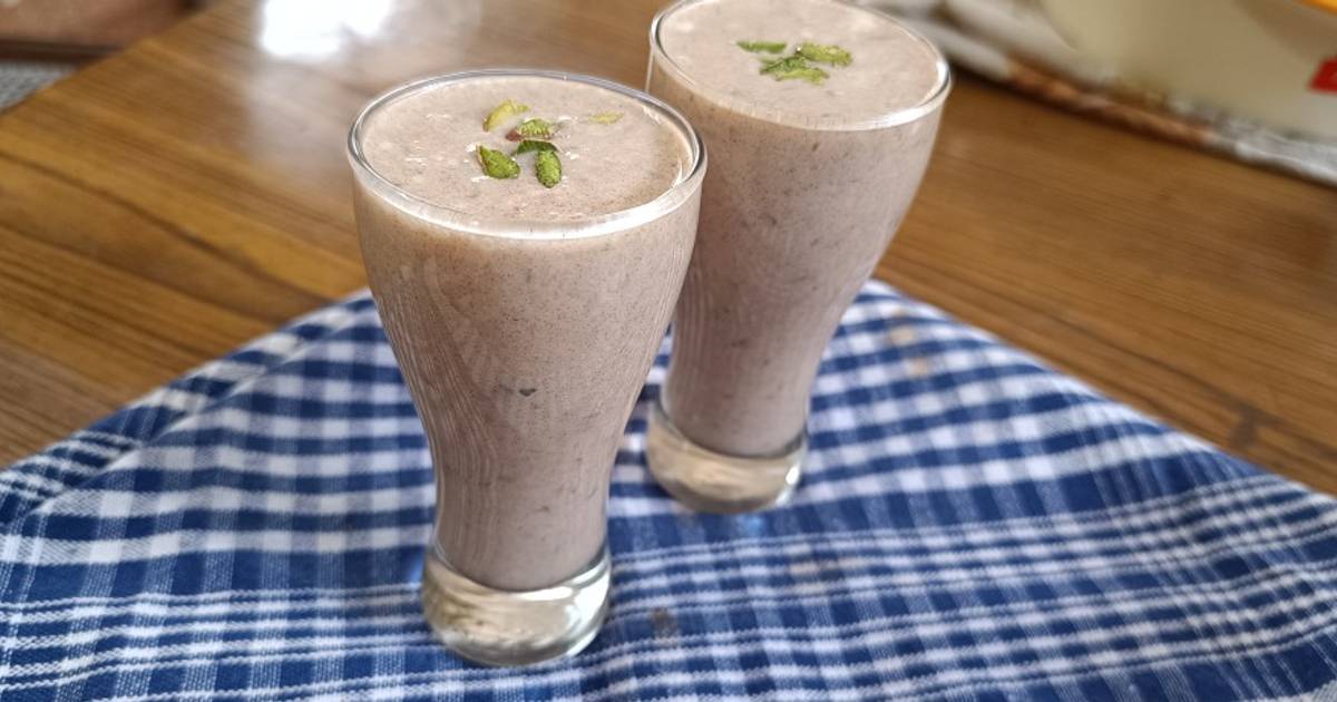 DateAlmond Smoothie Recipe by Naheed Alam Cookpad