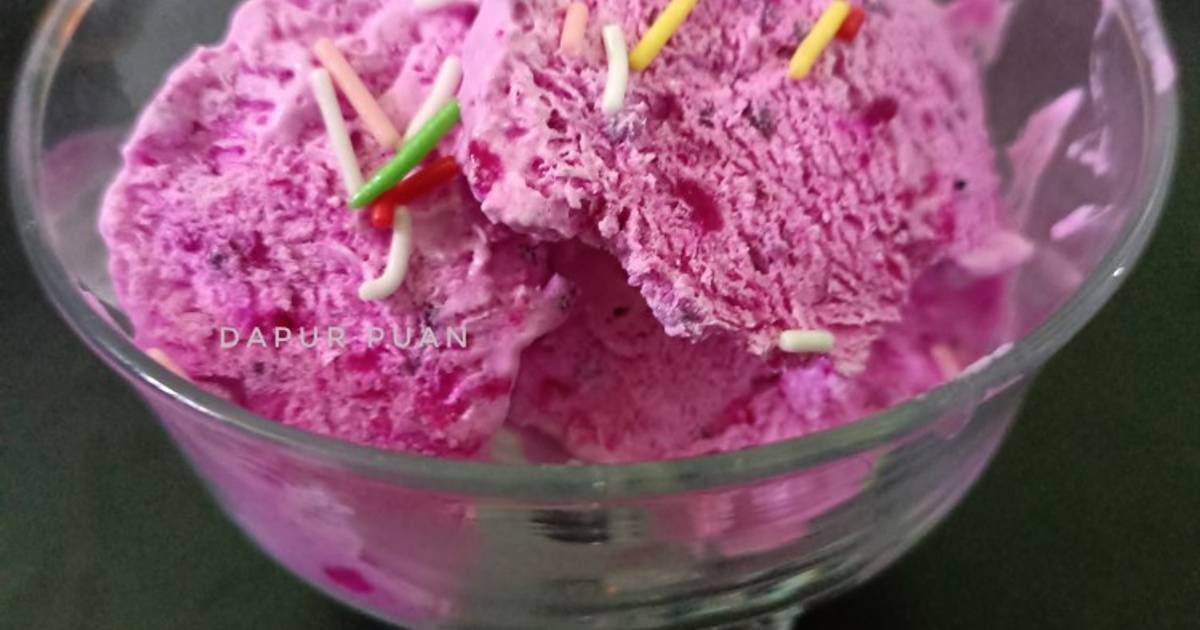 Resep Ice Cream Buah Naga Oleh Tutie Ichwani Cookpad 9946