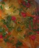 Moqueca vegana de mamão verde